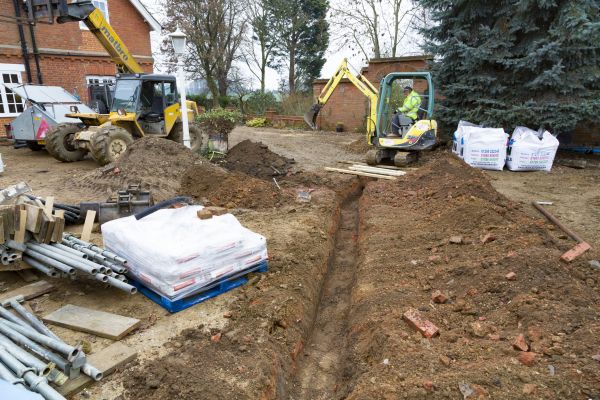 Drainage Ditch Digging in New Albany