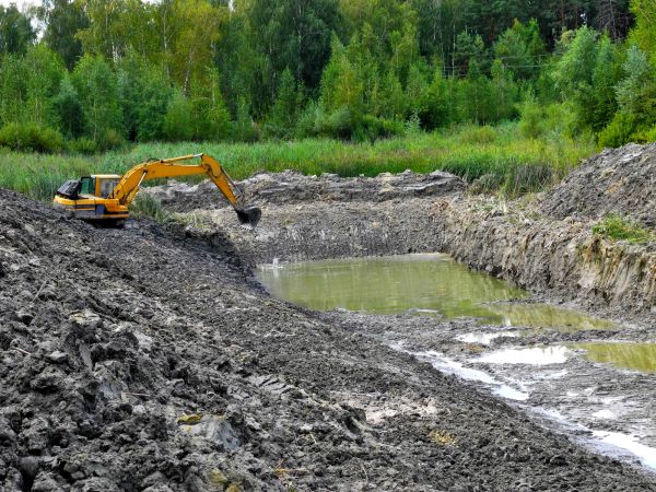 Fish Pond Digging in New Albany