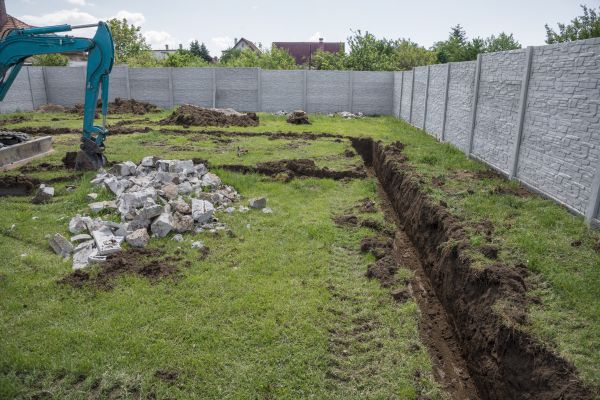 Yard Trenching in New Albany