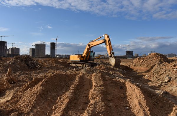 Drainage Trench Excavation in New Albany