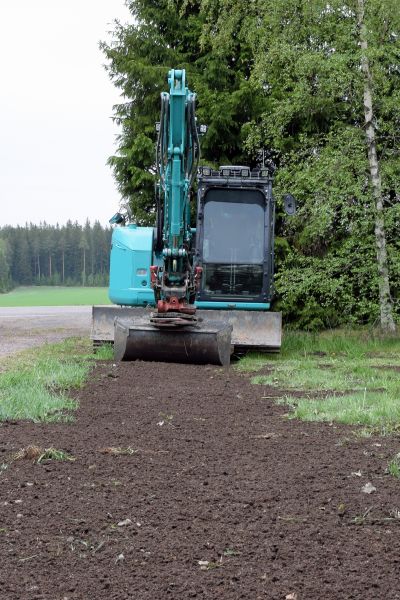 Backhoe Grading in New Albany