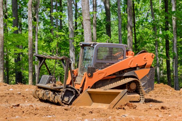 Bulldozer Land Leveling in New Albany