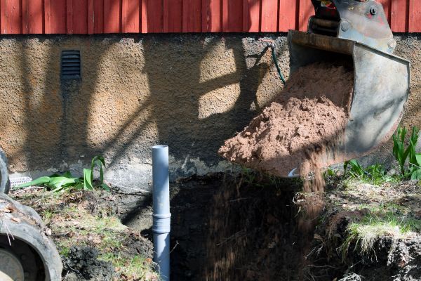 Sewer Line Digging in New Albany