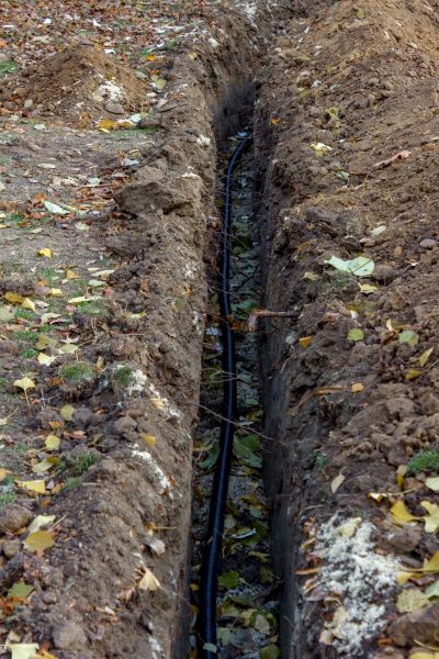 Cable Line Trenching in New Albany